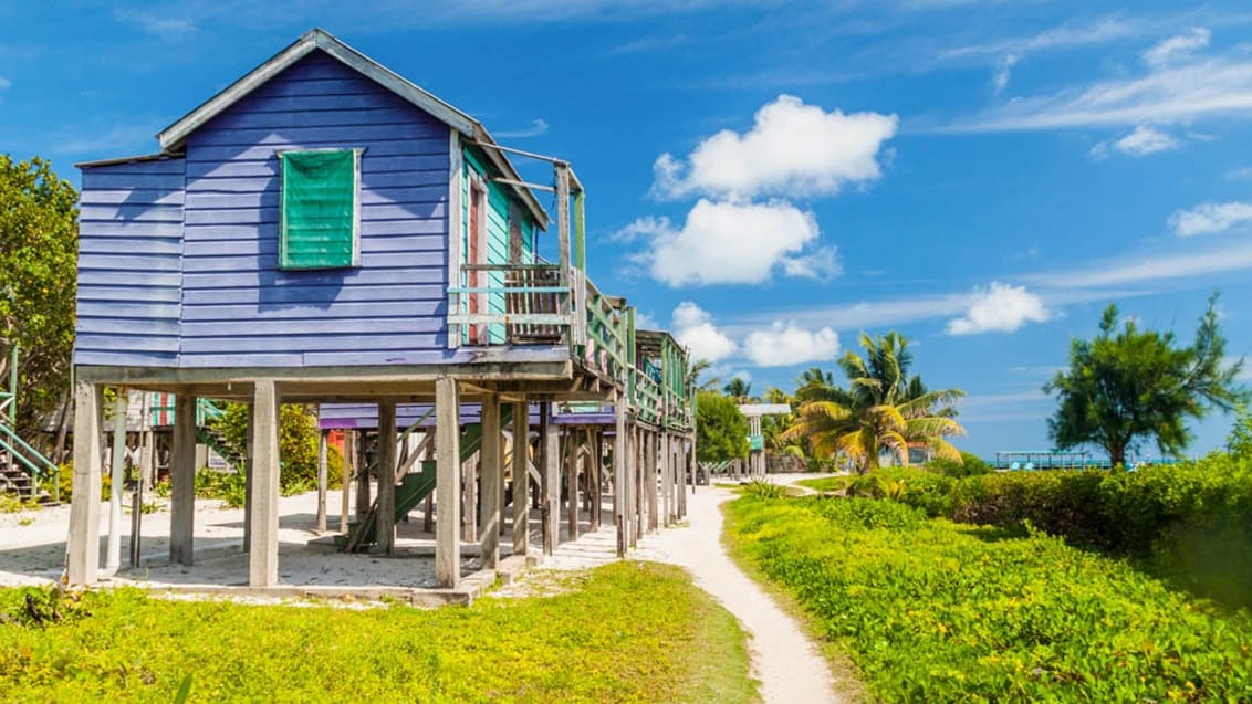 Huse på Caye Caulker, Belize