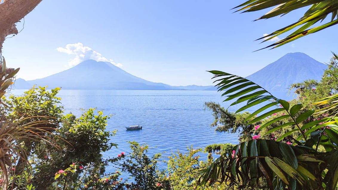 Udsigt over Lake Atitlán