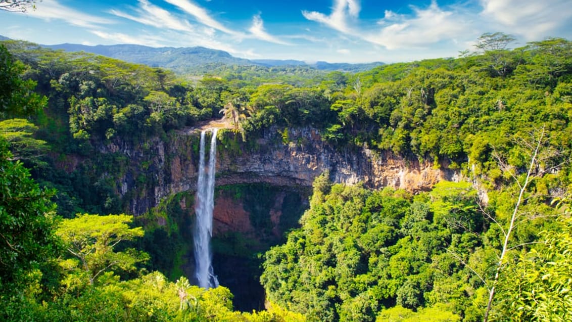 Vandfald Chamarel, Mauritius