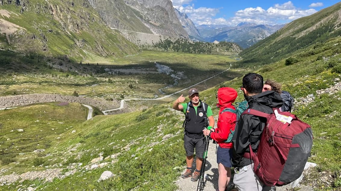 Tour de Mont Blanc, Itailen