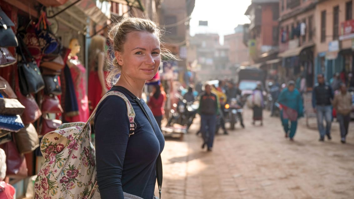 På opdagelse i Thamels hyggelige gader i Kathmandu