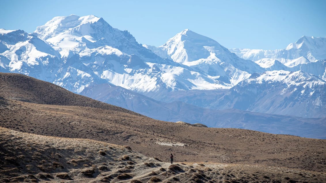 De fantastiske udsigter på den isolerede østlige trekkingrute