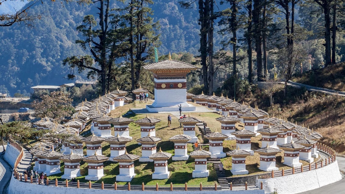 Dochu La Passet på vejen til Punakha