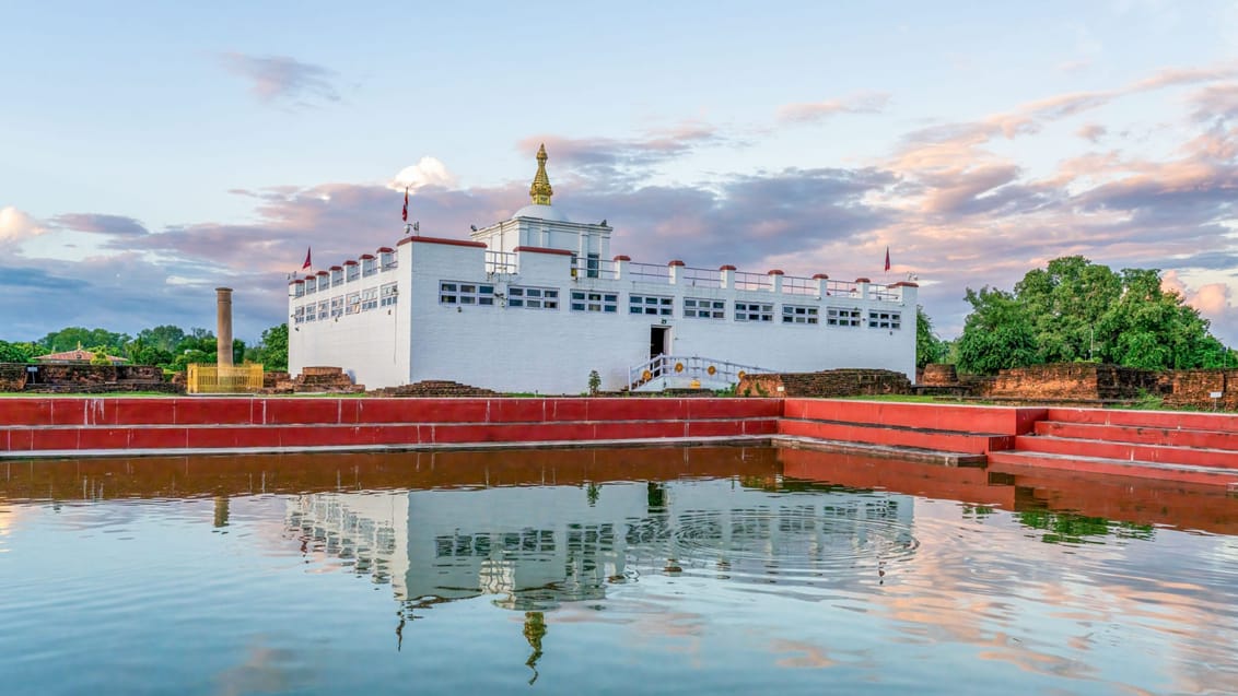 Buddhas fødested i Lumbini i Nepal