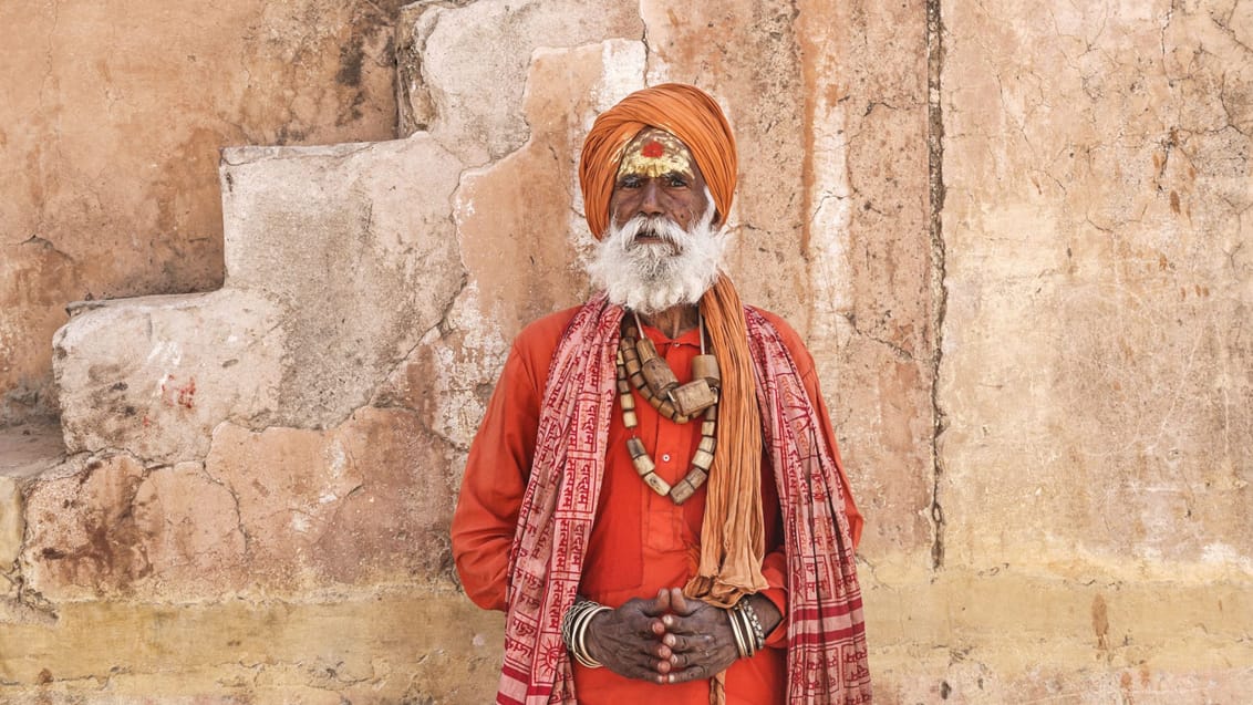 Hellig mand i Varanasi