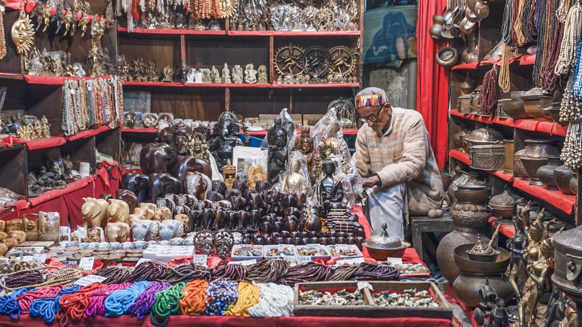 Fortryllende souvenirbutik i Jaipur