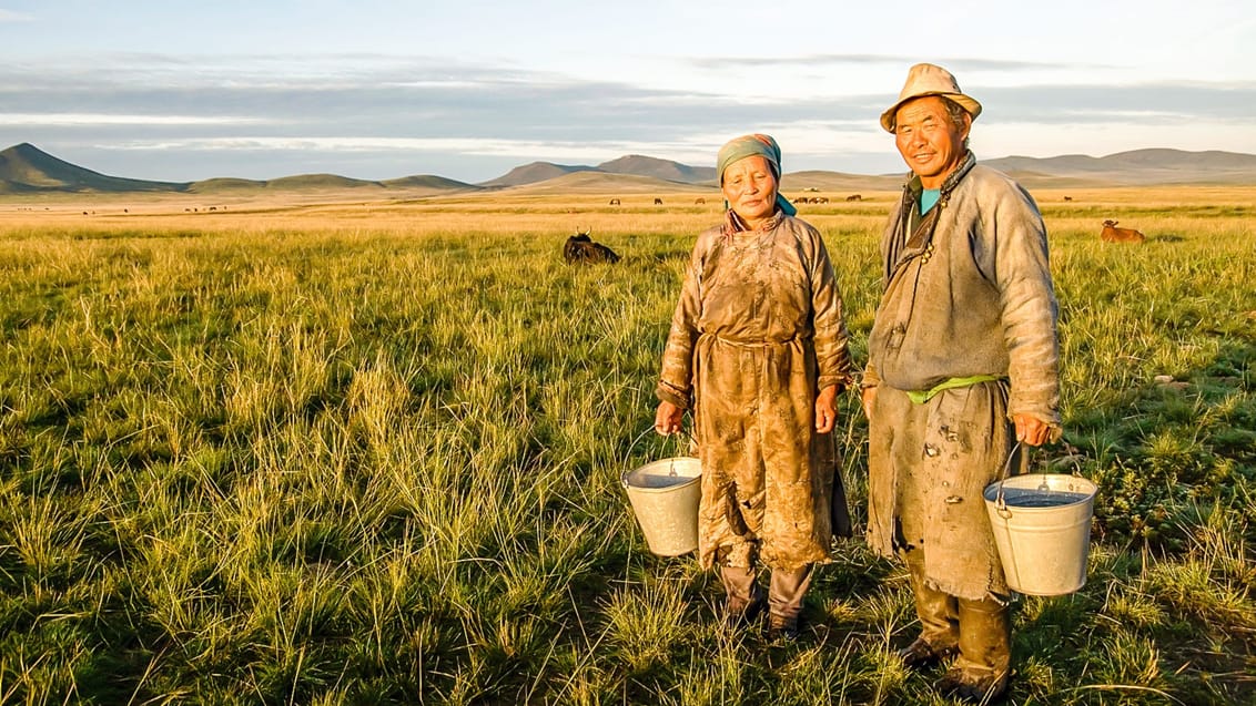 Den største del af Mongoliets befolkning lever som nomader