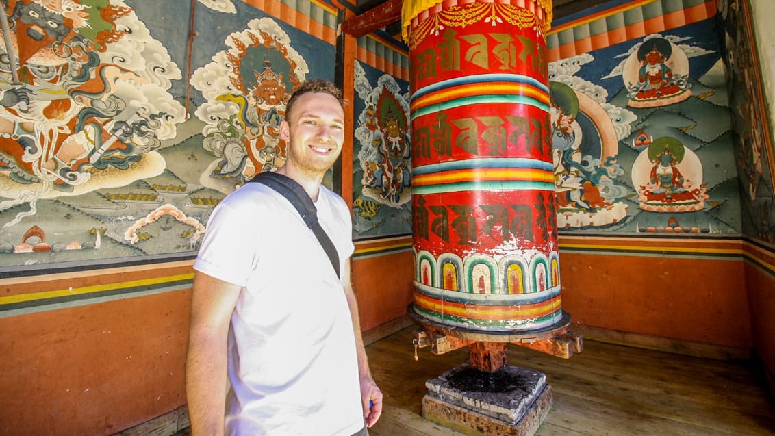 Sightseeing og bedemøller i Bhutan