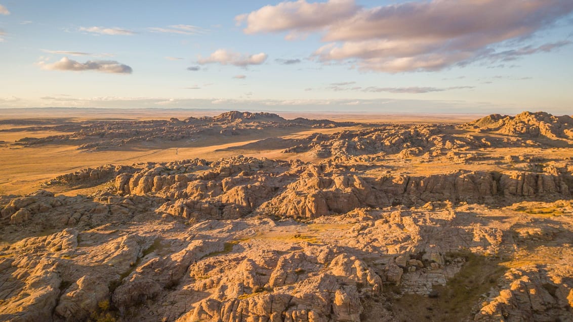 Baga Gazriin Chuluu i Mongoliets Gobi-ørken