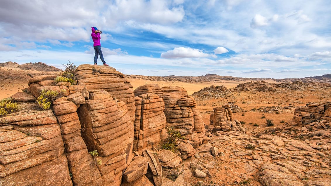 Baga Gazriin Chuluu i Gobi-ørkenen