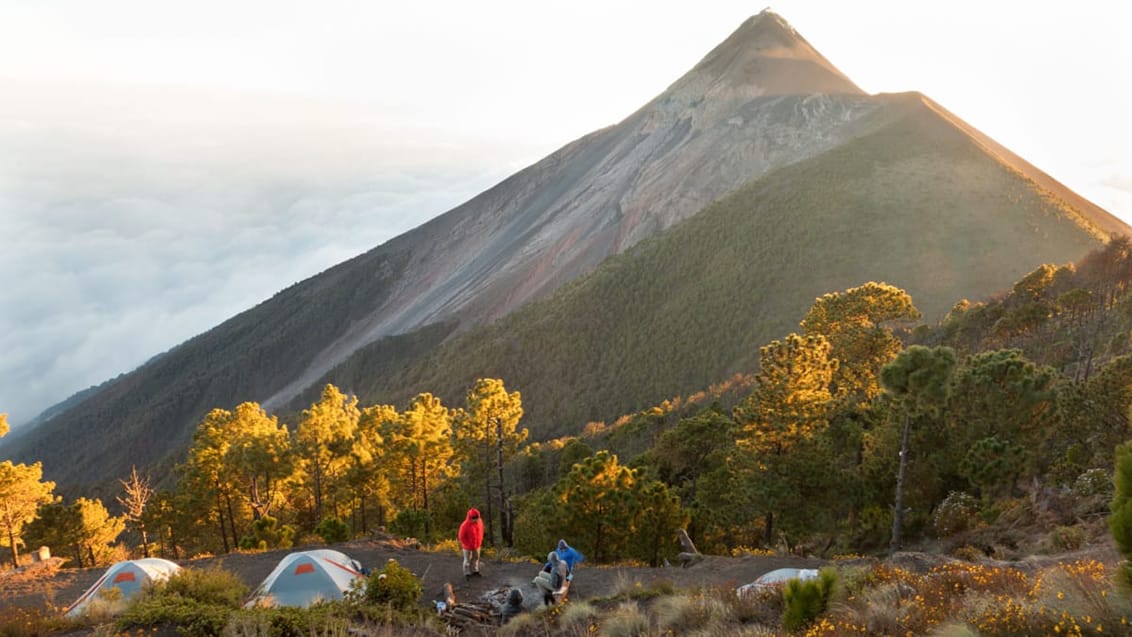 Acatenanago campsite, Guatemala