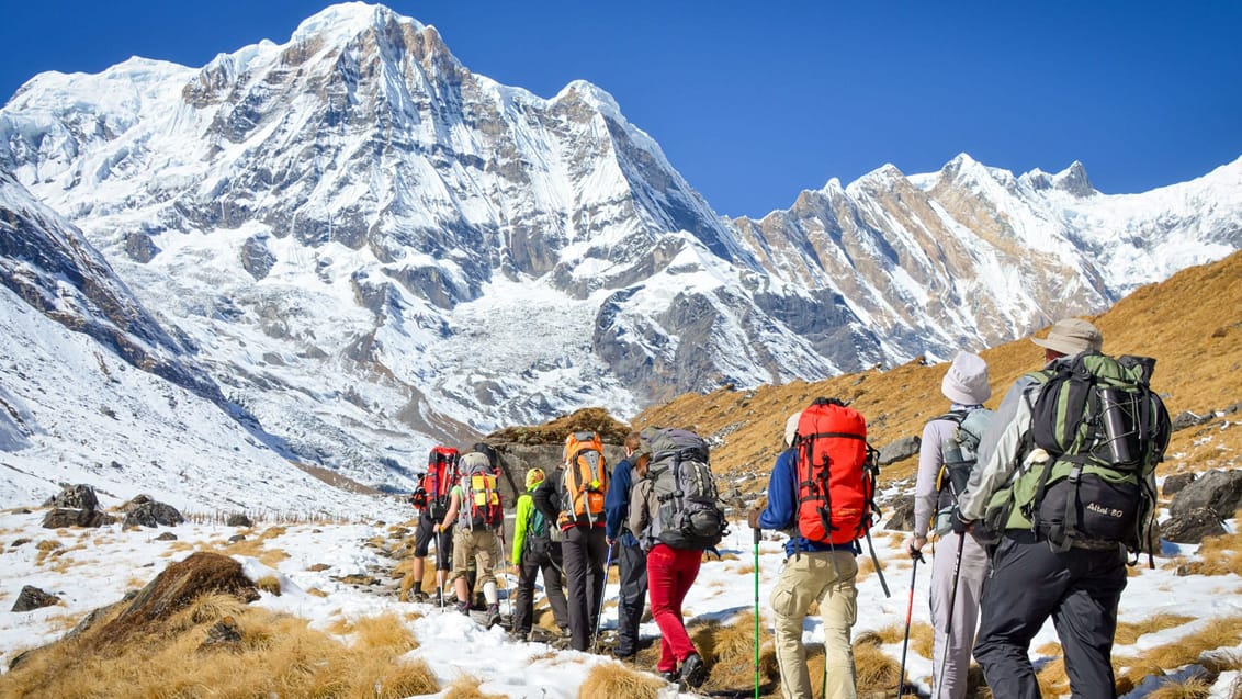 På vej mod Annapurna Base Camp