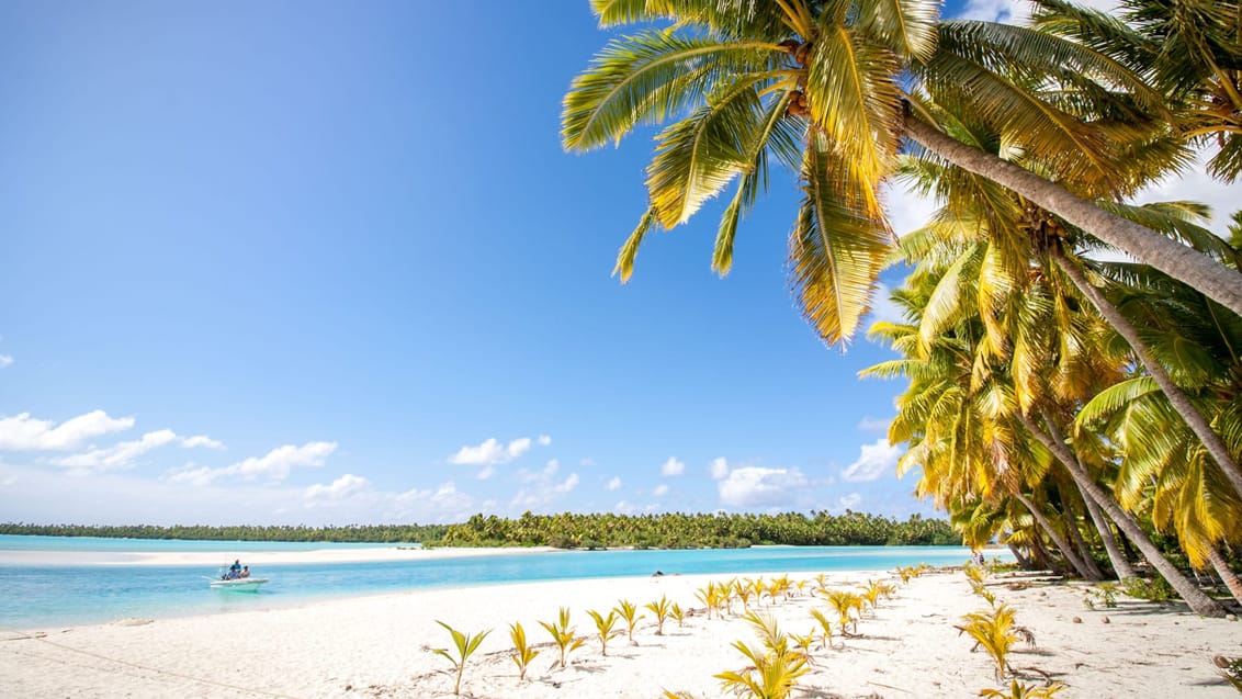 One Foot Island på Aitutaki