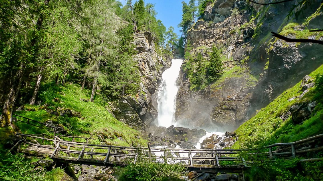 Vandfaldet Cascate di Saent