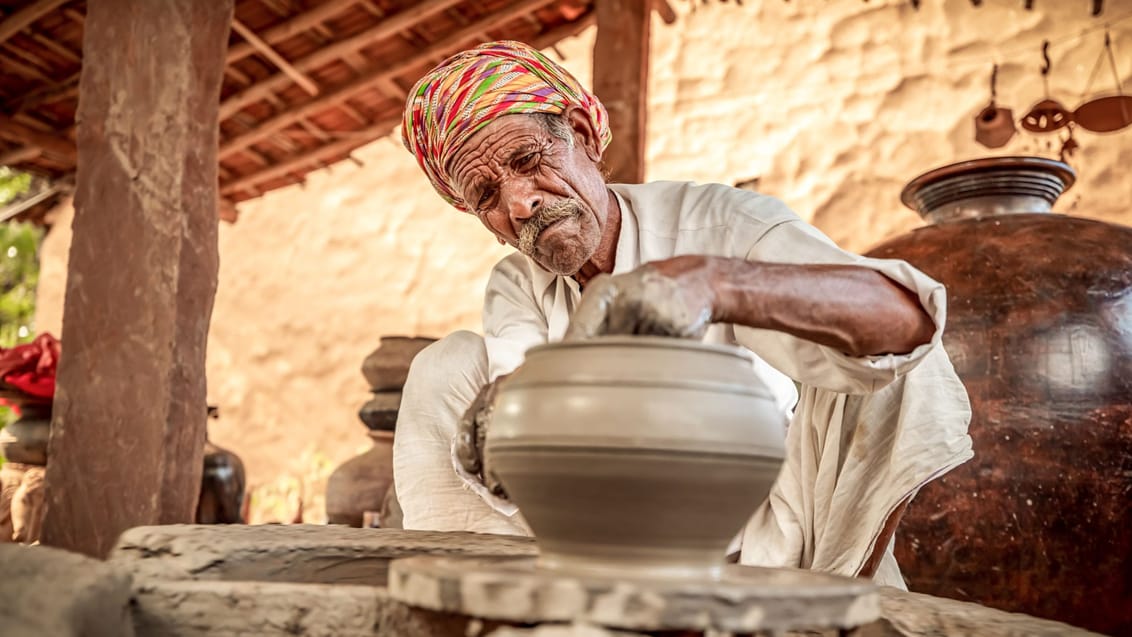 Pottermager i Rajasthan i Nordindien