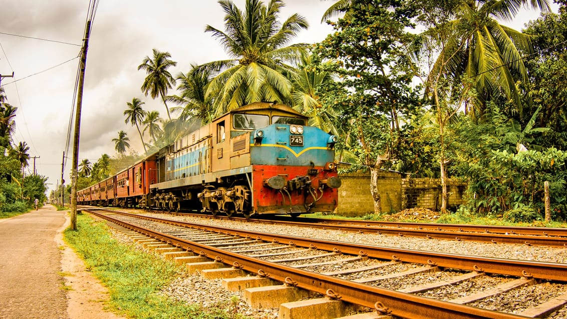 Det er en særlig oplevelse at køre i tog gennem Indien