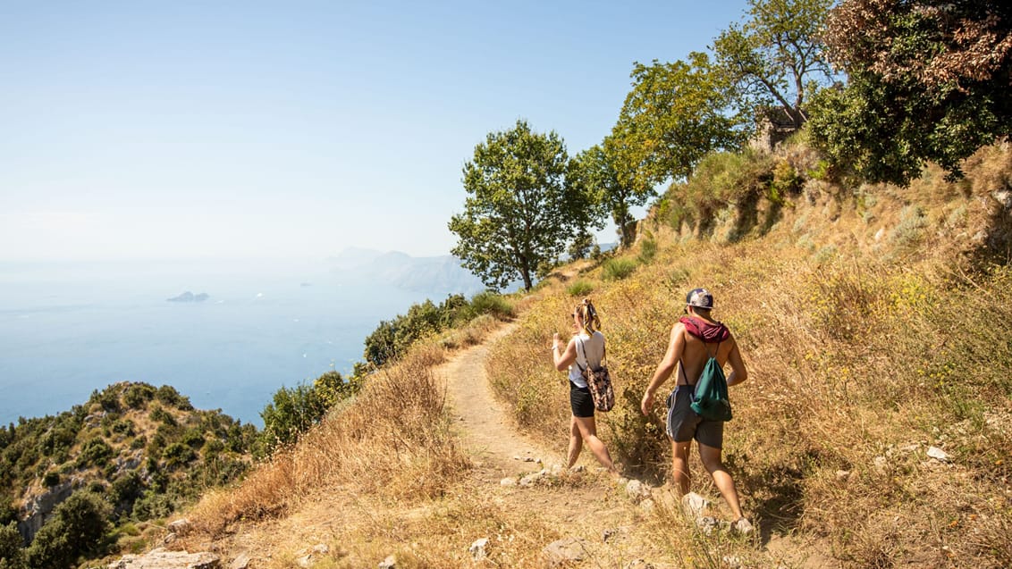 Vandring langs Gudernes Sti til Positano