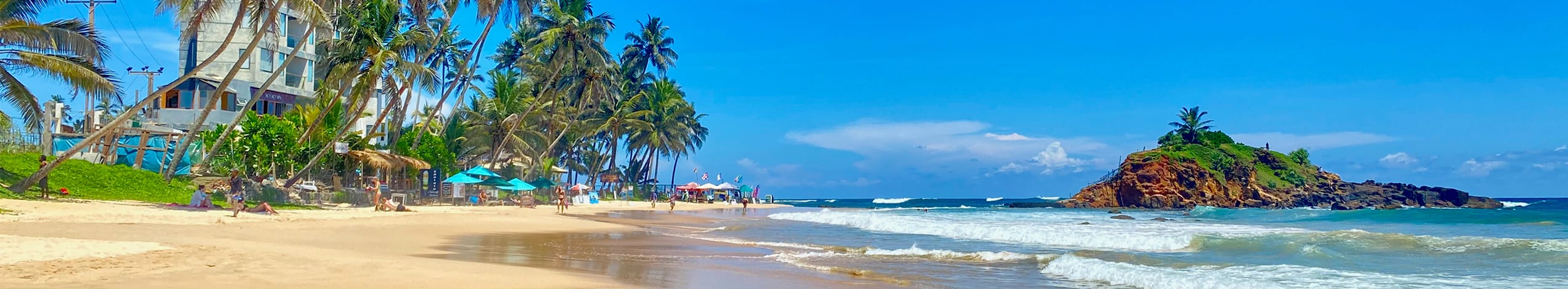 Strand på Sri Lanka