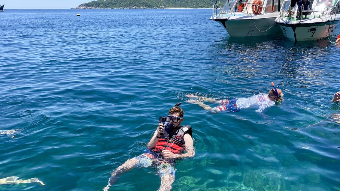 Snorkling ved Cham Island, Hoi An, Vietnam