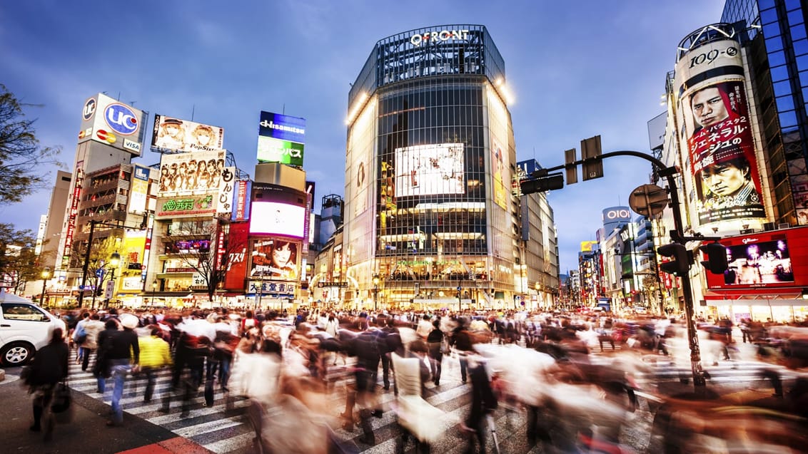 Shibuya Crossing i Tokyo Shibuya Crossing i Tokyo
