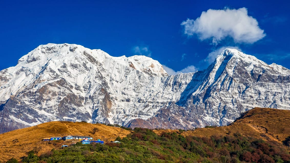 Badal Danda ligger fantastisk flot i Annapurne regionen, Nepal