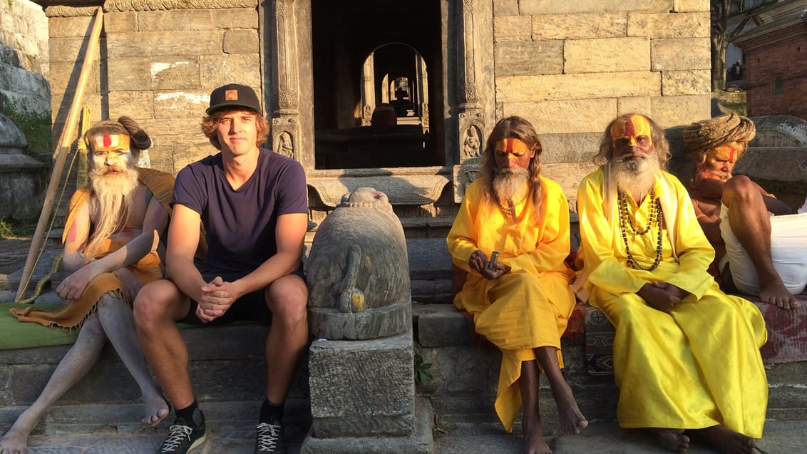 Backpacking i Nepal - her ved Pashupatinath Temple i Kathmandu