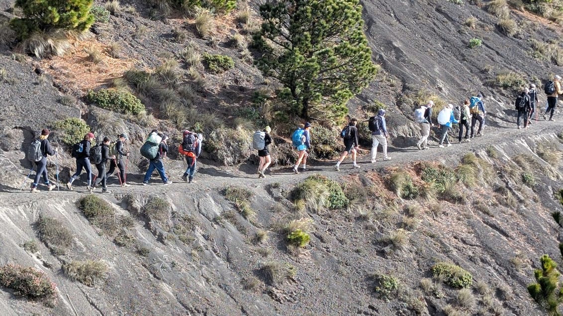 Acatenango hike i Guatemala