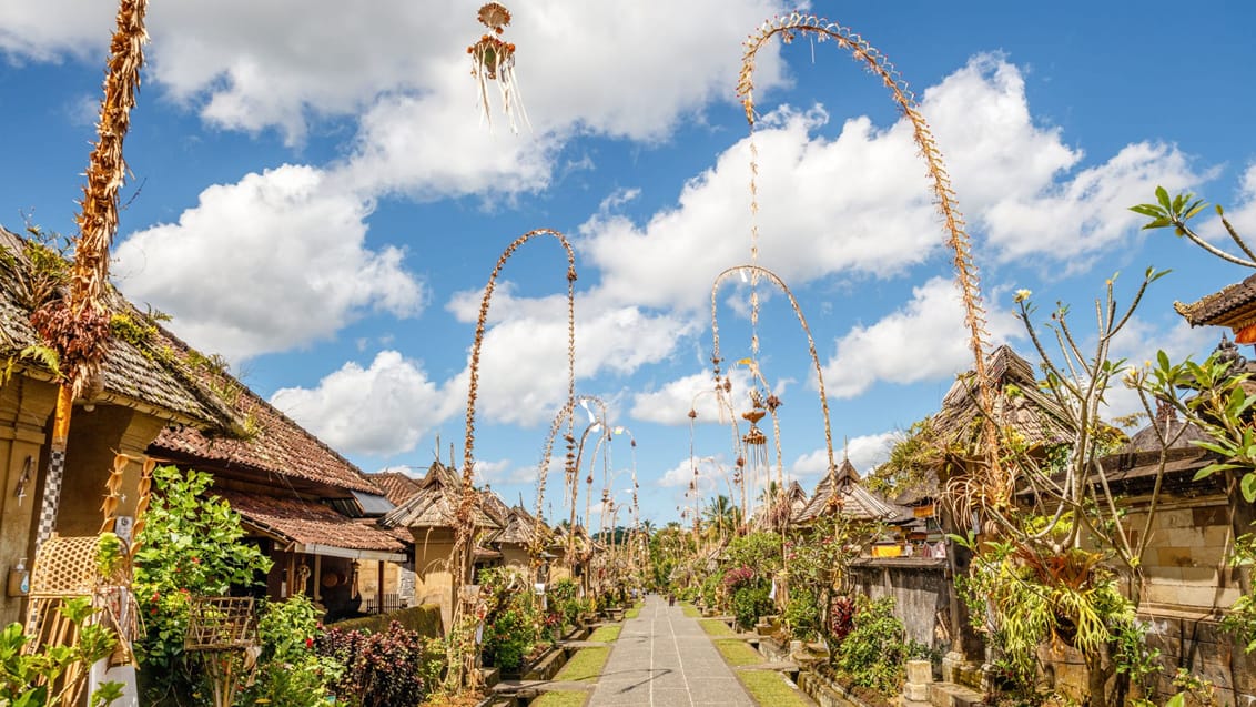 Landsbyliv på Bali, Indonesien
