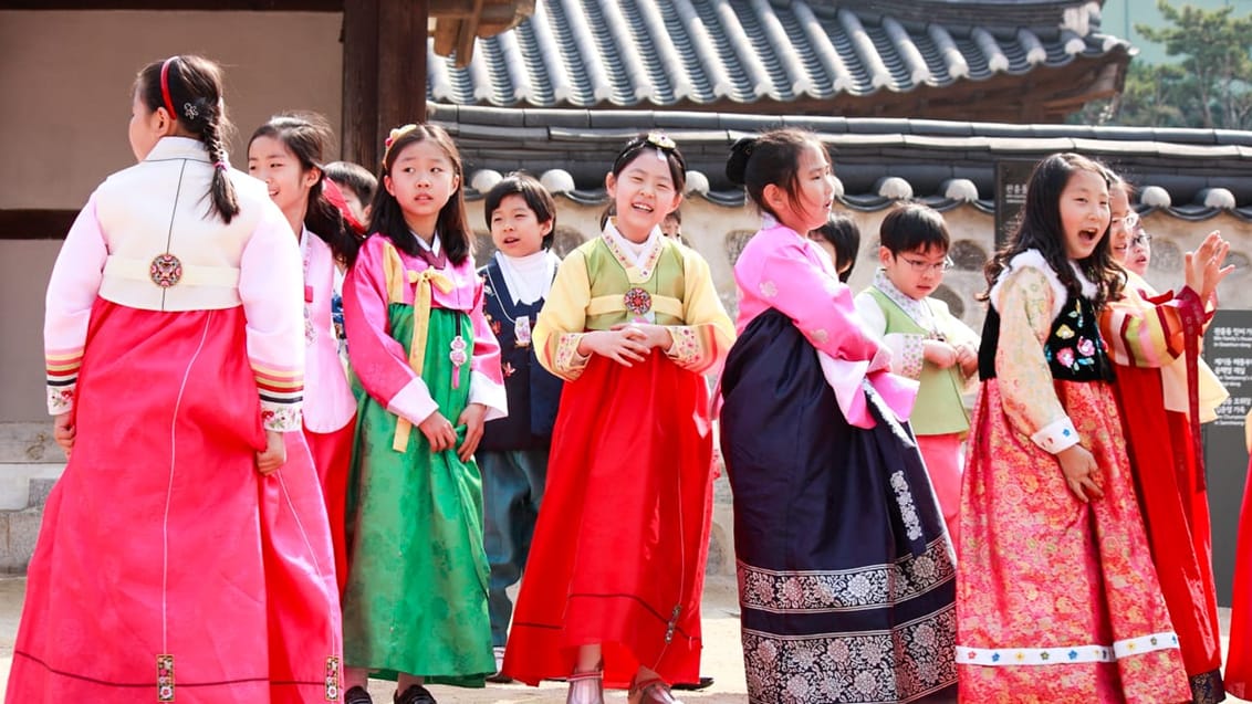 Børn i Hanbok, Sydkorea