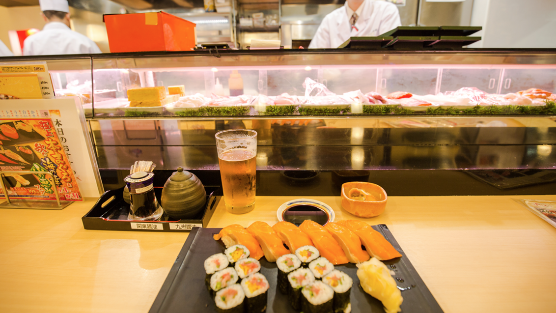 Sushi, Japan, grupperejse