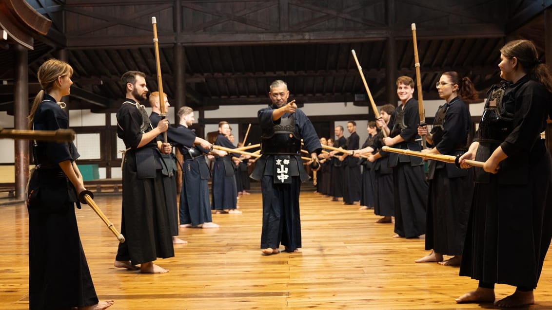 Samuraitræning, Kyoto, Japan