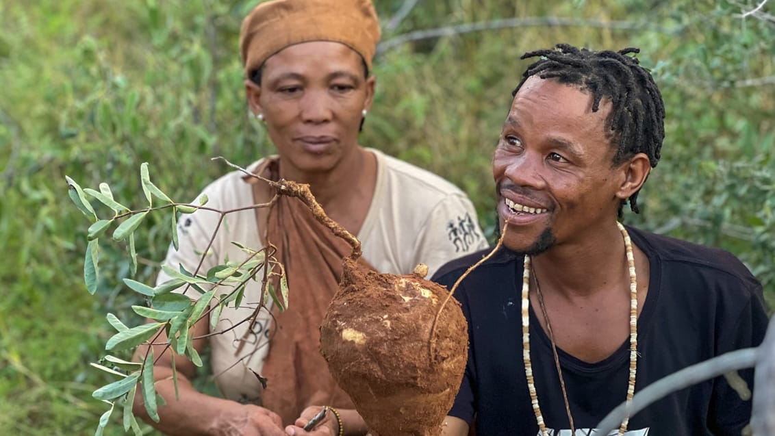 Møde med San folket i Botswana