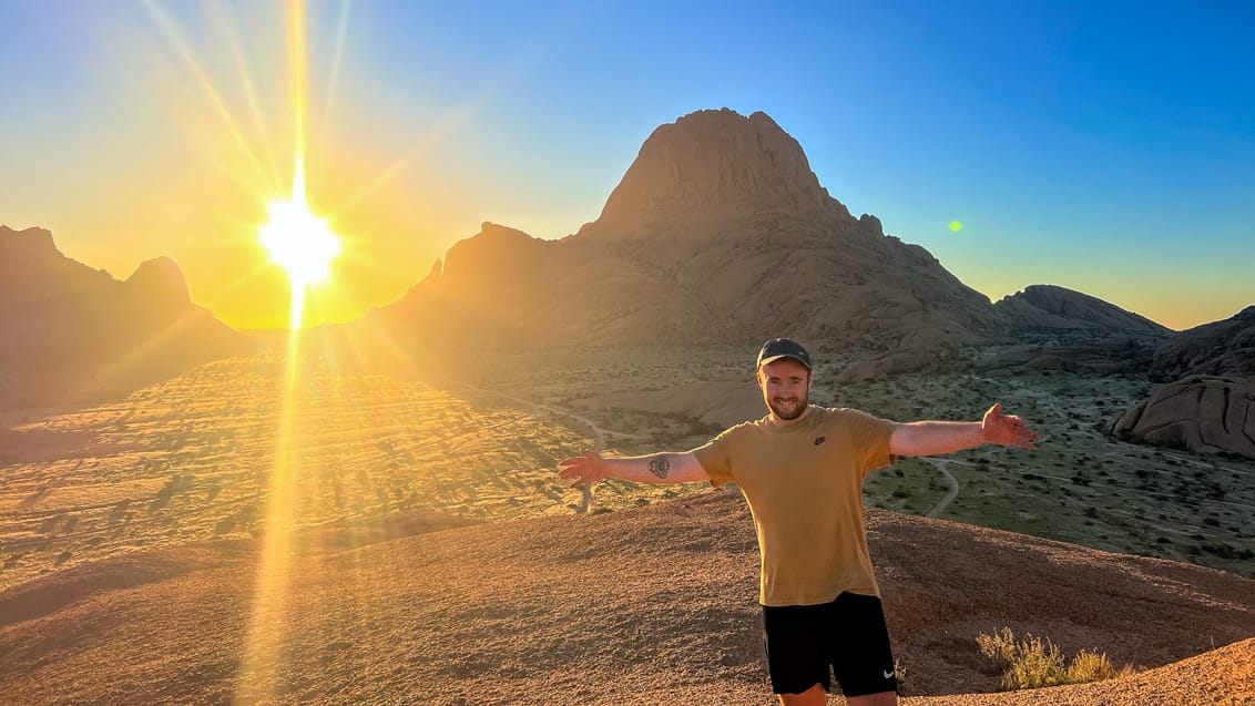 Hiking i Spitzkoppe, Namibia