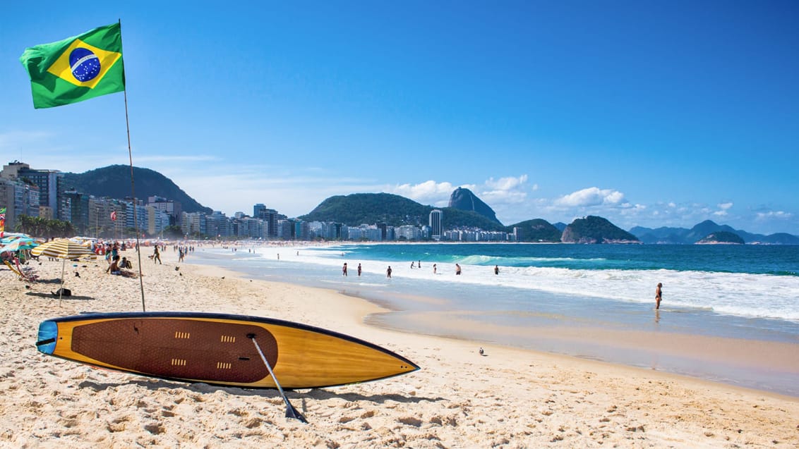 Copacabana strand, Brasilien