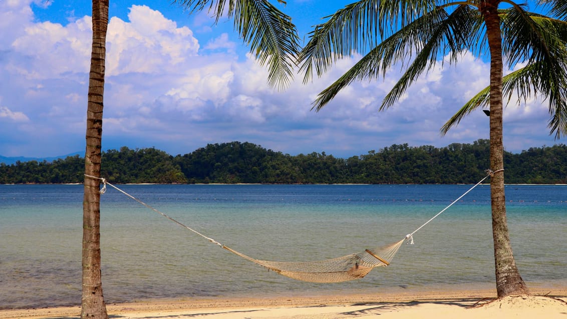 Gaya Island strand, Borneo