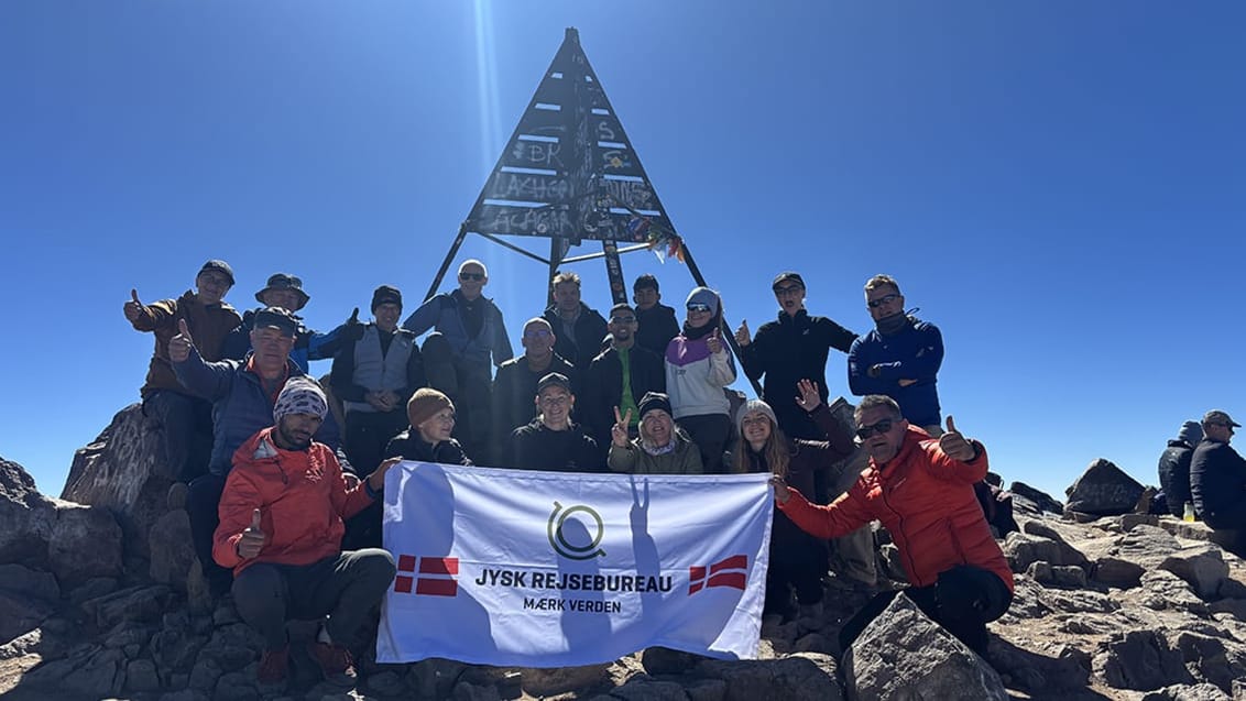 Trek til toppen af Mt. Toubkal