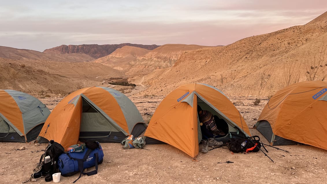 Trekking i Jordan - telt camp