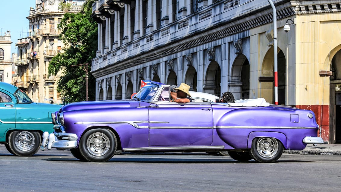 Vintagebil i Havana, Cuba
