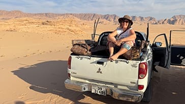 Wadi Rum-ørkenen Jordan