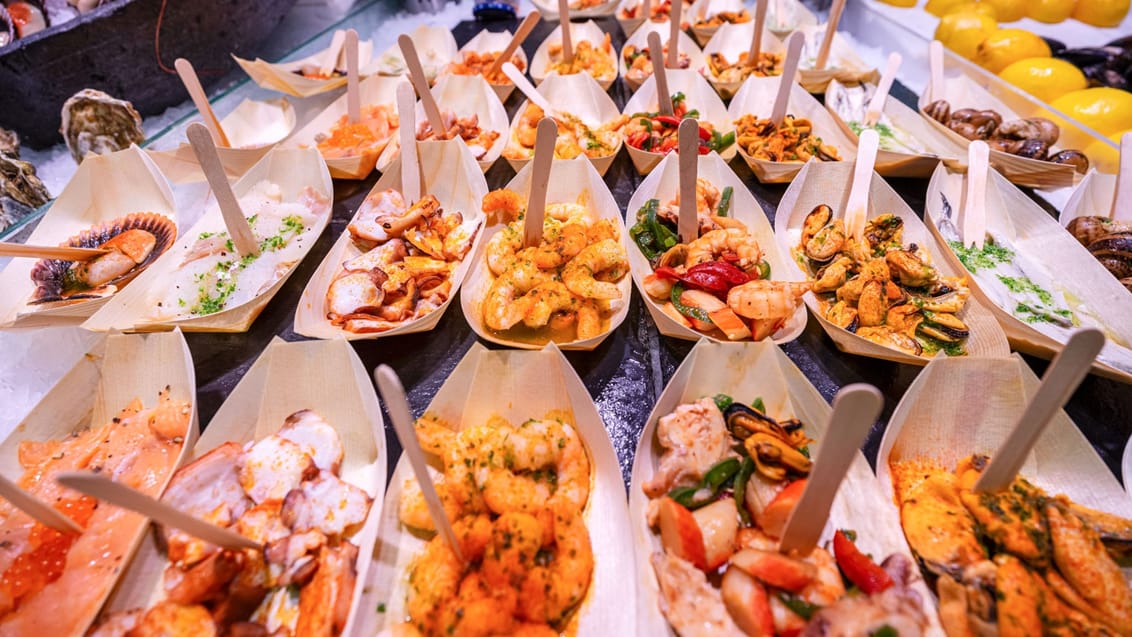La Boqueria Market, Barcelona, Spanien