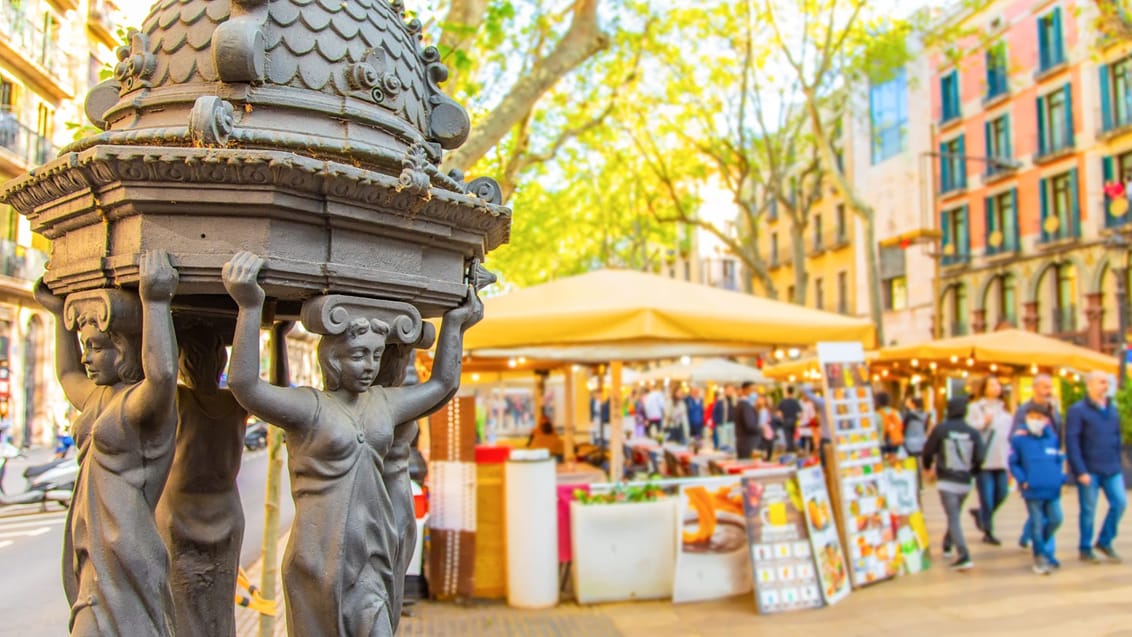 La Rambla, Barcelona, Spanien