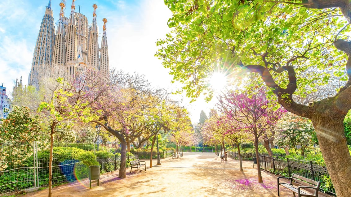 La Sagrada Familia, Barcelona, Spanien