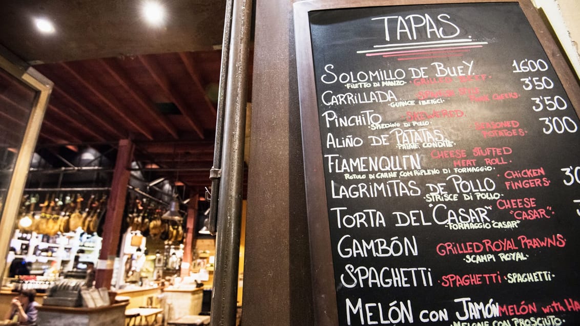 Tapas-kultur, Barcelona, Spanien