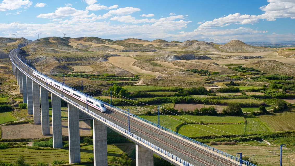 Togrejse igennem Spanien