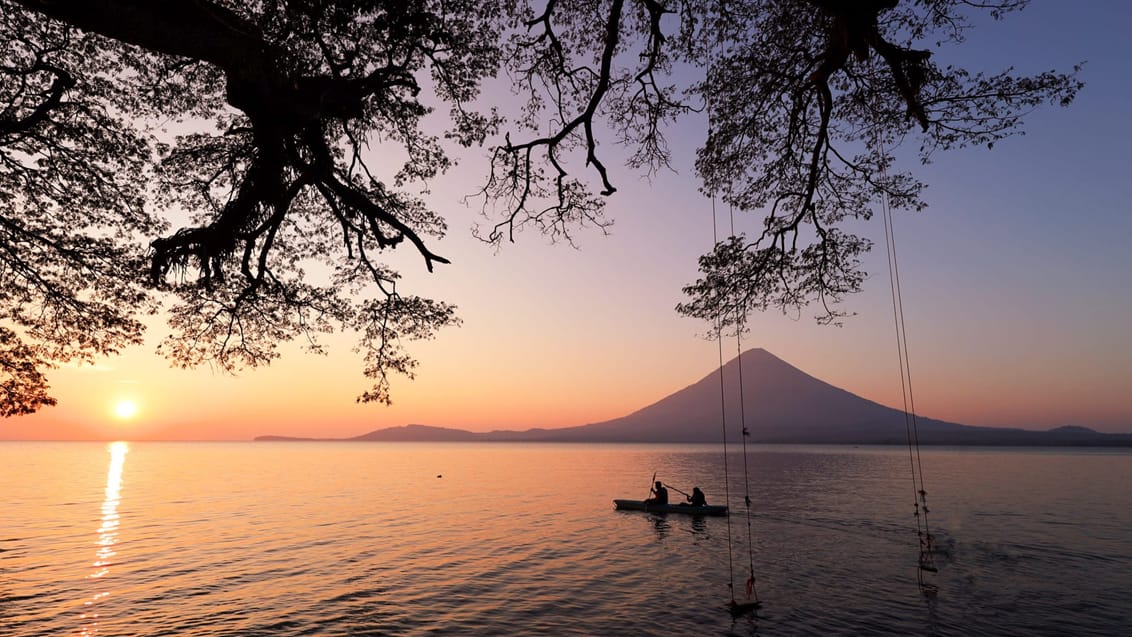 Isla de Ometepe ved solnedgang, Nicaragua