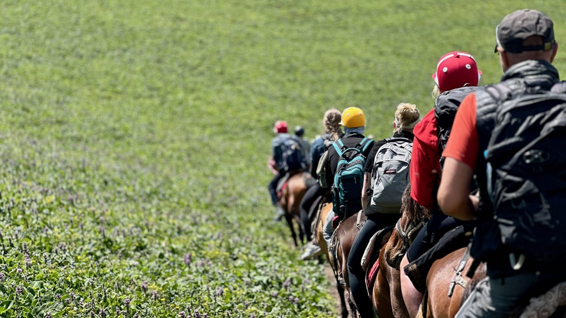 På hesteryg gennem Kirgisistan