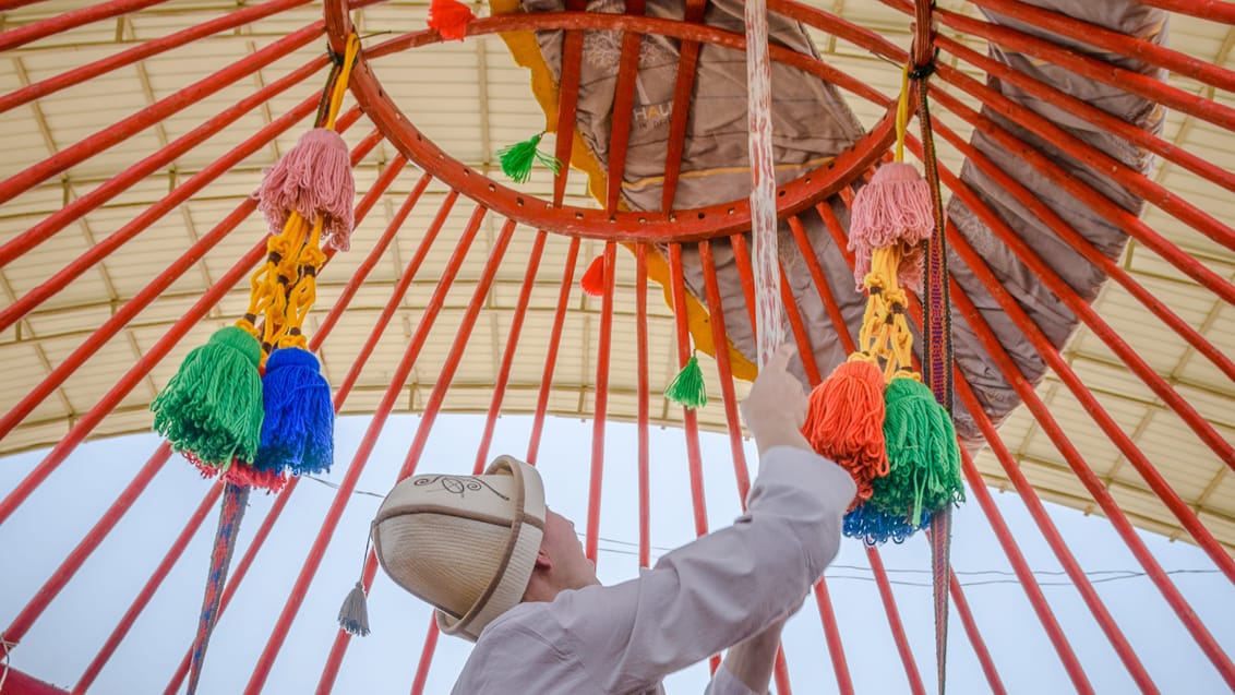 Vandring og nomadeliv i Kirgisistan