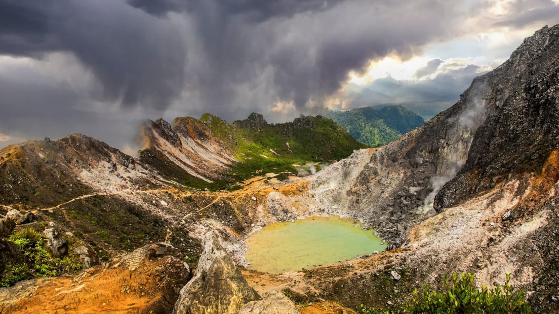 Sibayak-vulkanhike, Sumatra