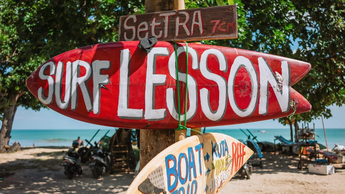 Surfliv på Bali, Indonesien