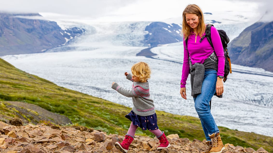 Tre-generationersrejse i Island